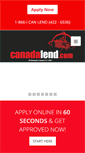 Mobile Screenshot of canadalend.com